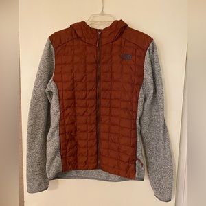 Mens Medium North Face puffy/fleece sweatshirt